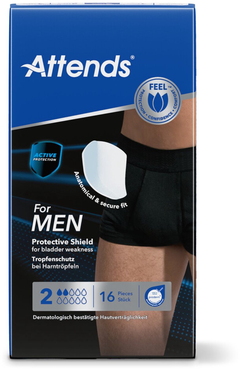 ATTENDS For Men 2 - 4 pakken van 16 stuks
