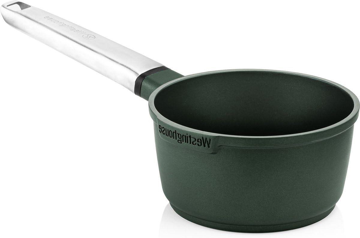 Steelpan - Kookpan - Koken voor iedereen - PFOA-vrije antiaanbaklaag - 18cm 1.9L - Groen