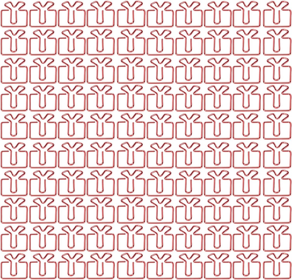 Diervormige Paperclips - 100 Stuks Schattige Metalen Kantoorclips voor Decoratie en Organisatie