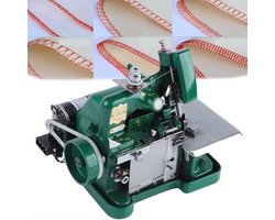 Overlock Naaimachine - Lockmachine Zomen Machine - Stoffen Afwerken - Ingemaakte Opgerolde Zoom - 125 kg - Zilver