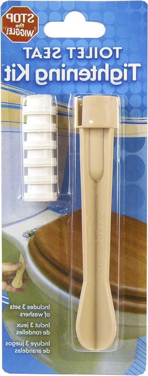 Toiletbril Set - Zitting Toilet - Badkamer Vernieuwen - Porselein Materiaal - 19.6 x 7.4 cm - Wit