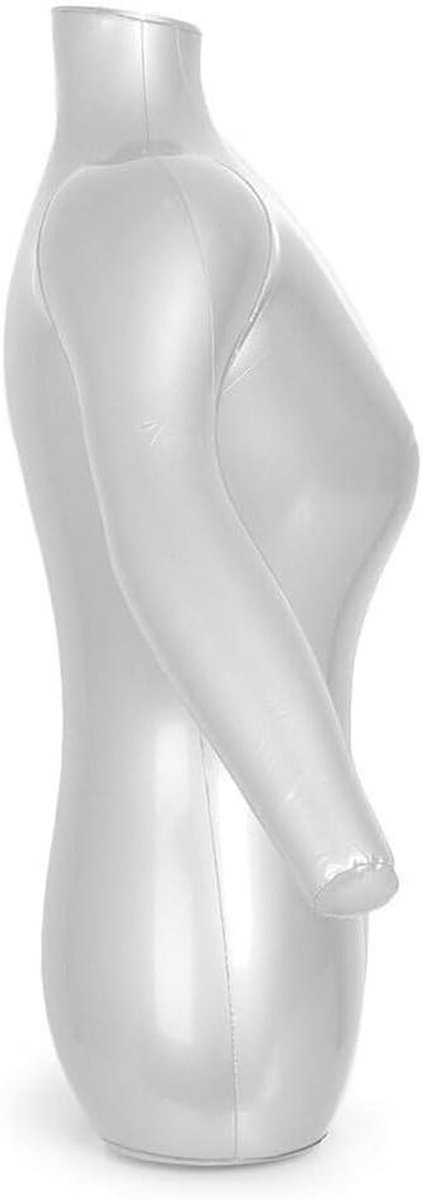 Opblaasbaar Mannequin - Paspop Dames - Kleding Presenteren - Half Lichaam Model - 71cm Hoogte - Gekleurd