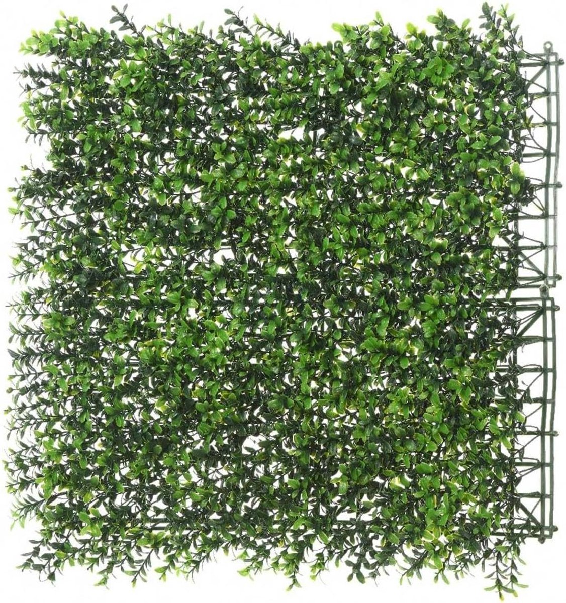 Kunstheg - Kunstmatige heg - Privacy creëren - Blikdicht - 8 x 100 x 100 cm - Groen