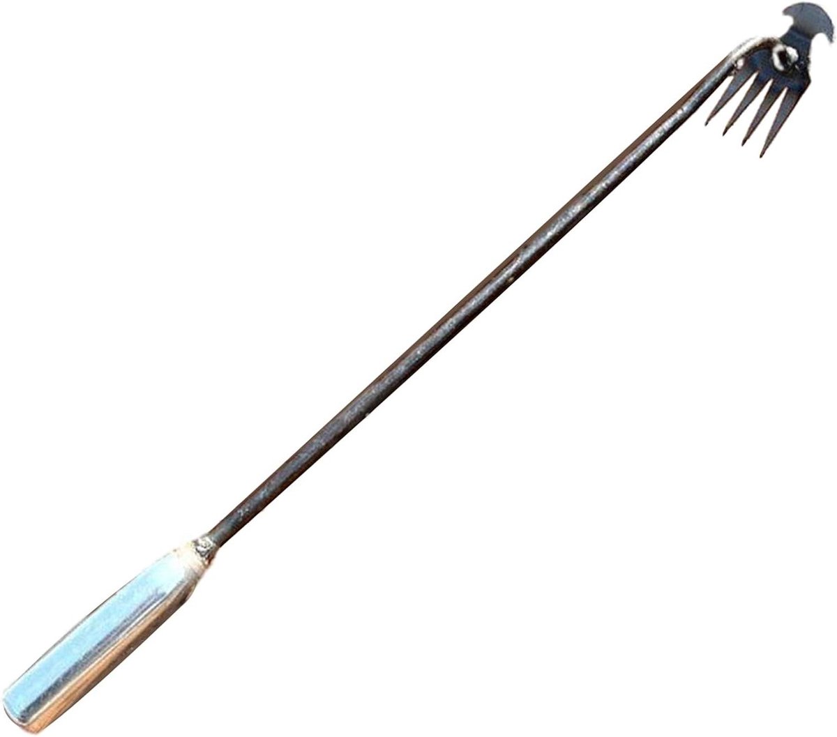 Onkruidsteker Lange Steel - Onkruidverwijderaar Voegenreiniger - Onkruid Verwijderen - Vier Tanden Ontwerp - 50 cm - Metaal