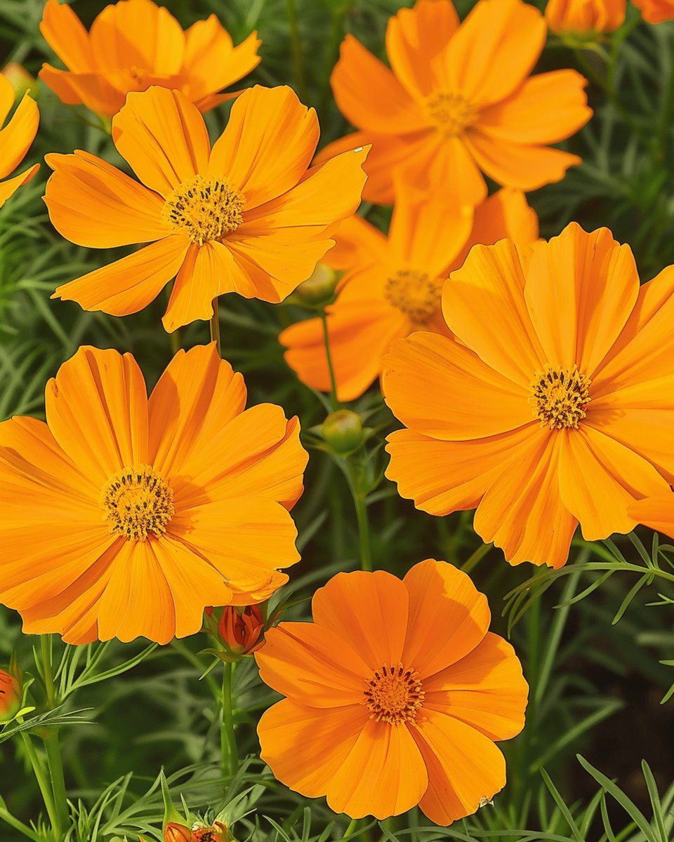 2 sets - Cosmea Zaden Sunset Cosmos Sulphureus Eenjarig Oranje Rood