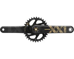 Sram Xx1 Eagle Dub Crankset Schwarz-gold - UNI