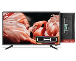 Redline PS-32 32 inch LED Monitor – HD Ready, 1366x768, HDMI, VGA, USB, 10W speakers, geschikt als monitor en tv