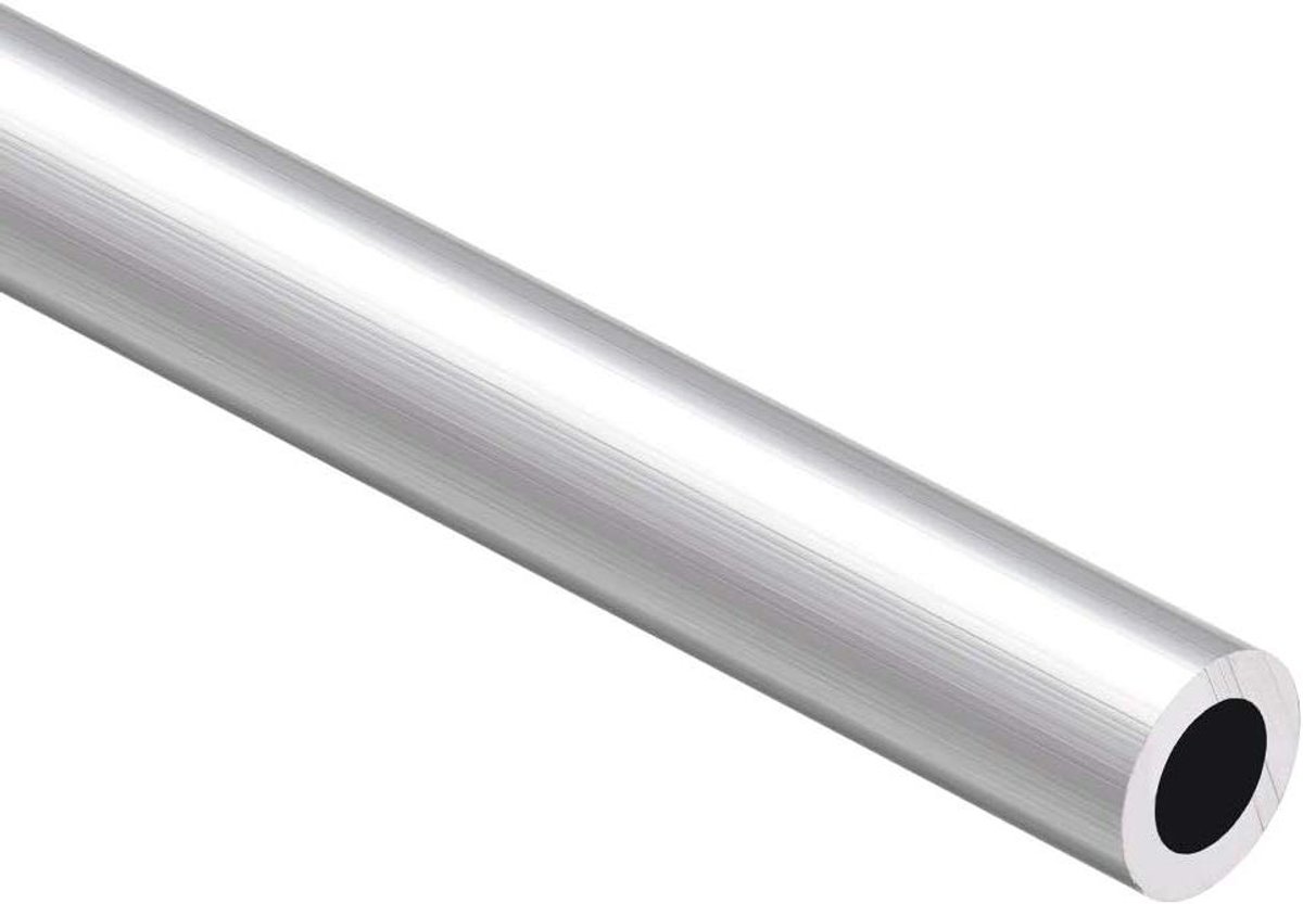 Aluminium Ronde Buis - Naadloze Pijp - Doe-het-zelf Projecten - Hoge Sterkte 6063 Legering - 300 mm Lengte - Zilver