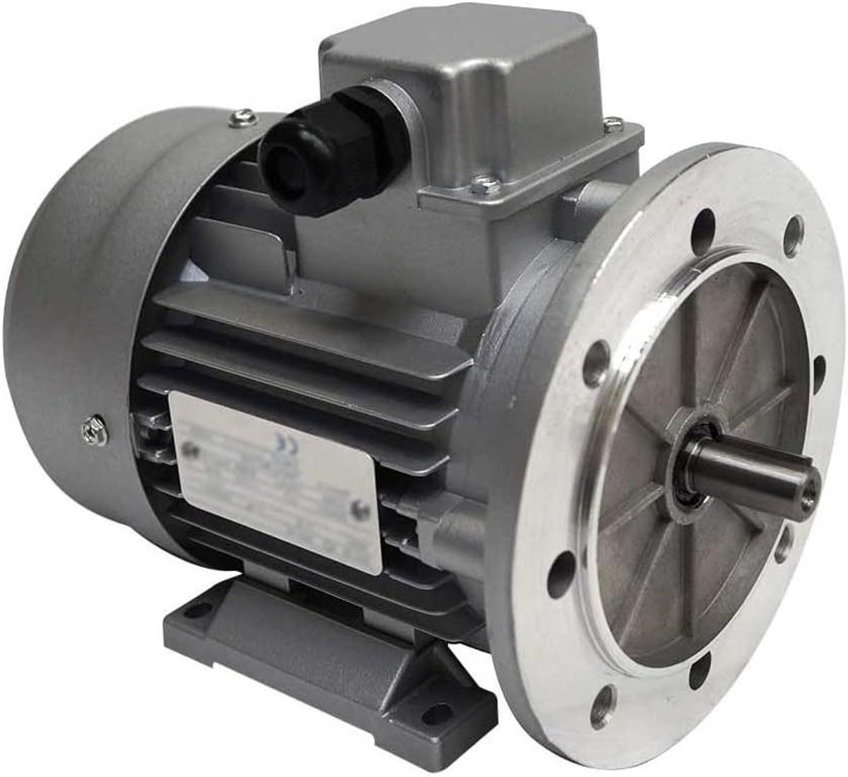 Druk motor - Elektrische motor - Apparatuur aandrijven - Energiezuinig ontwerp - 037 kW - Grijs