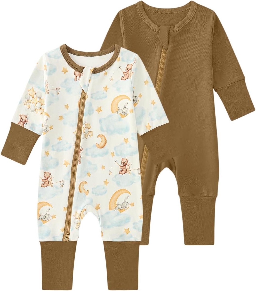 Schattige Baby Kleding Set van 2 Stuks - Comfortabele en Ademende Outfits voor Pasgeborenen