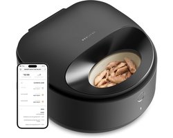 Automatische Kattenvoerdispenser voor Nat Voedsel met WiFi, Smart App Controle en 3 Dagen Versheid, Ideaal voor Katten met Koelsysteem