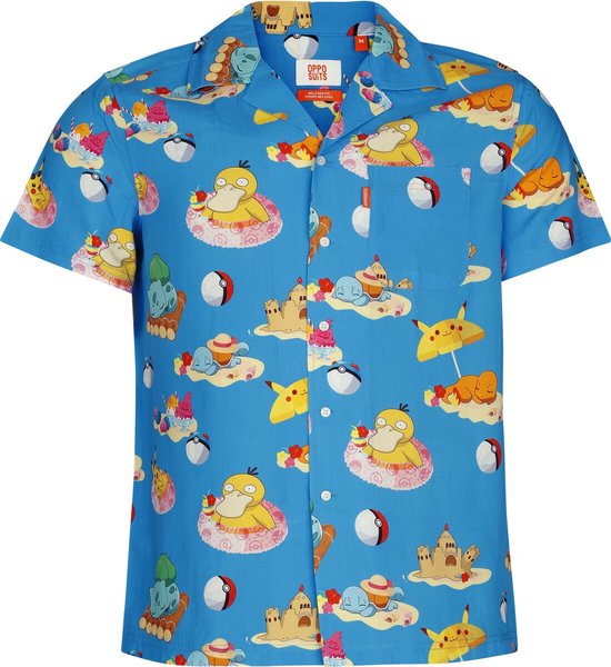 Pokémon Summer Heren Shirt met korte mouwen - meerkleurig - M
