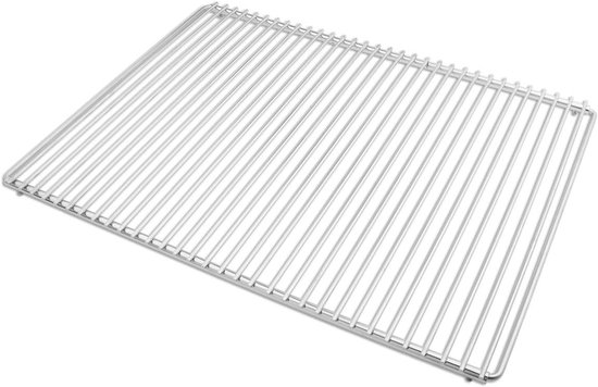 Kook- en Grillrooster - Verstelbaar Rooster - Buiten Koken - Verstelbare Breedte - 65-90x45cm - Zilver