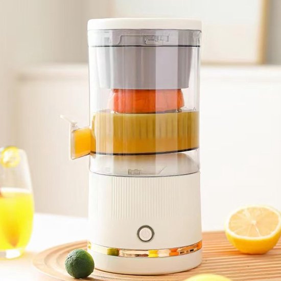 Automatische Sapcentrifuge - Fruitpers Elektrisch - Verse Sapjes Maken - Automatische Scheiding - 23.7 cm - Wit — afbeelding 2