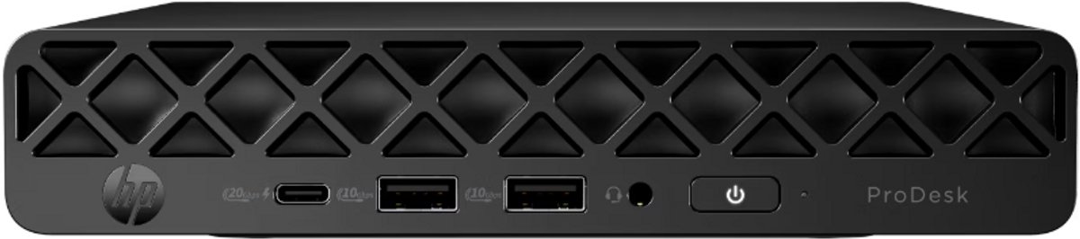 HP ProDesk 4 Mini G1i - Ultra 5-225T - 16GB - 512GB SSD - Wifi/BT- W11P NL - QWERTY US/int keyboard - 3 jaar garantie