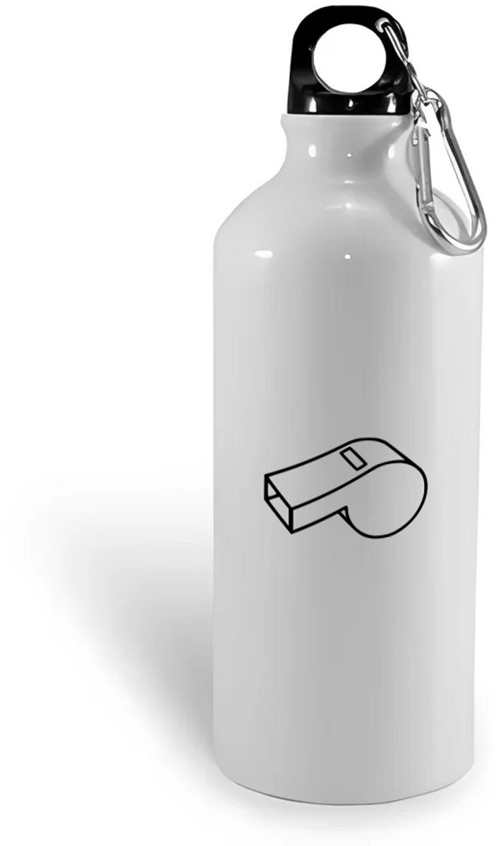 Hacebo® - Scheidsrechter waterfles - Voetbal - beste scheidsrechter - scheidsrechters fluitje - water fles - 500ML