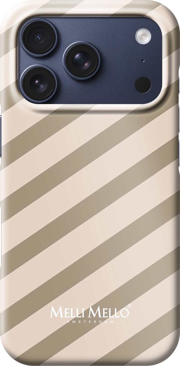 Melli Mello Telefoonhoesje Sand Stripe (Hard Case) - Apple iPhone SE (2022)