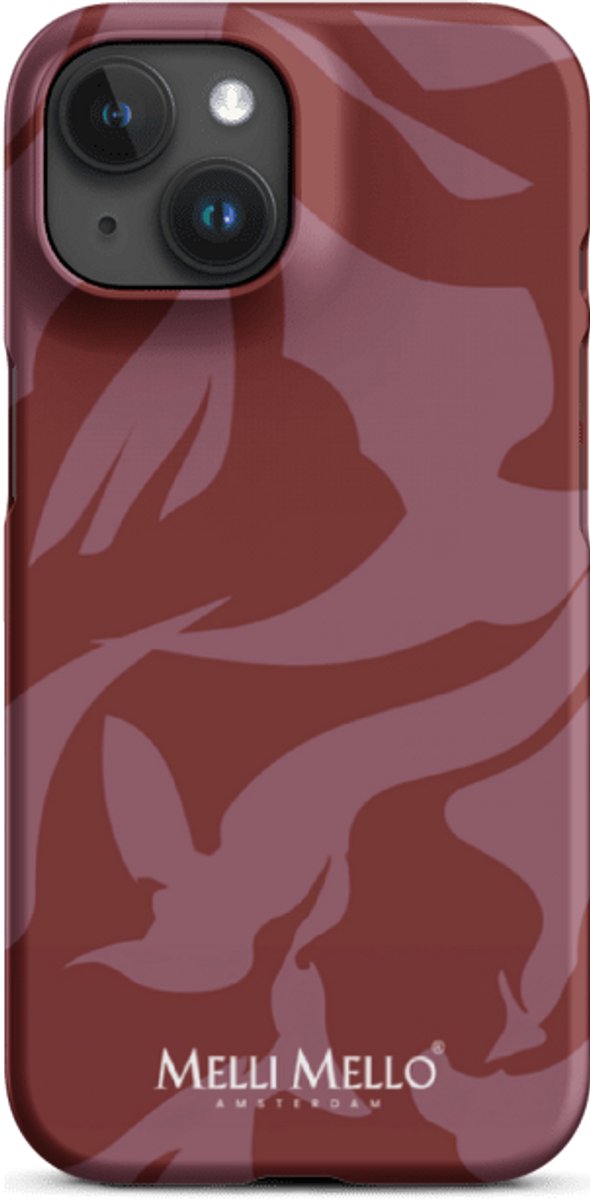 Melli Mello Telefoonhoesje Crimson Wave (Hard Case) - Apple iPhone 15