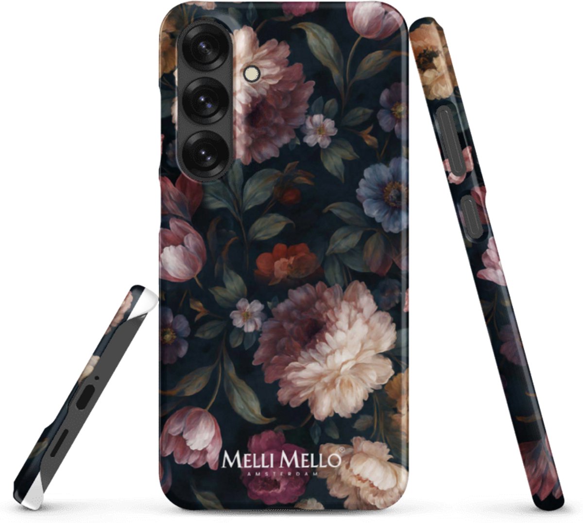 Melli Mello Telefoonhoesje Noir Bloom (Hard Case) - Samsung Galaxy S25 Plus