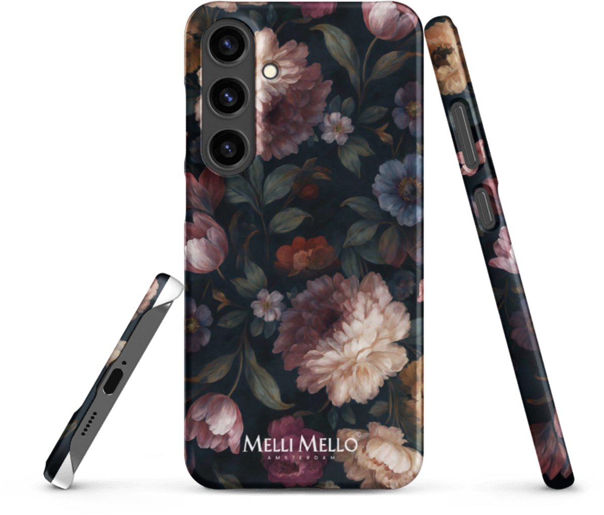 Melli Mello Telefoonhoesje Noir Bloom (Hard Case) - Samsung Galaxy S24 Plus