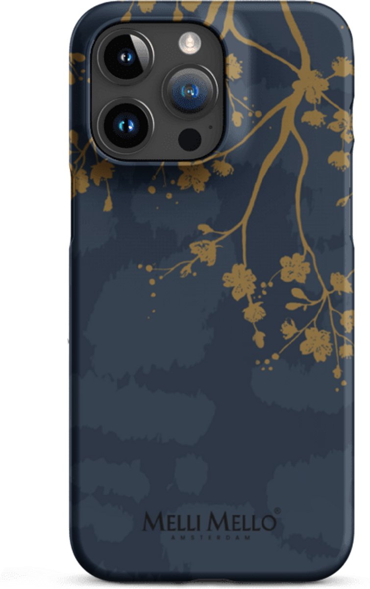 Melli Mello Telefoonhoesje Golden Branch (Hard Case) - Apple iPhone 15 Pro Max