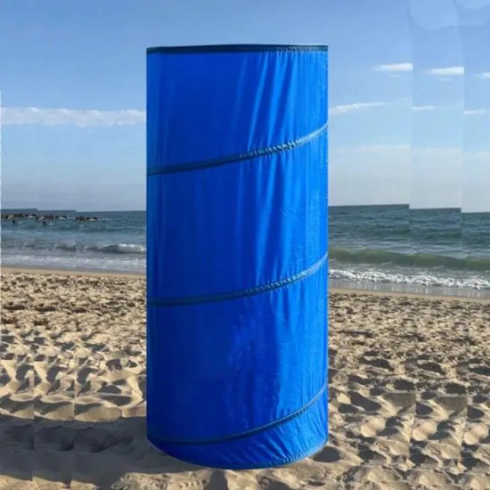 Draagbare Pop-Up Privacy Tent - Omkleedtent Outdoor, Snelle Verkleedcabine - Instant Changing Room, Opvouwbare Privacy Shelter voor Camping, Strand, Sport en Fotografie - Blauw van Merkloos — afbeelding 5