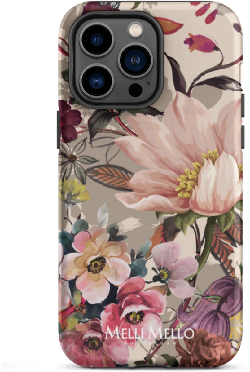Melli Mello Telefoonhoesje Vintage Palm (Tough Case) - Apple iPhone 14 Pro Max