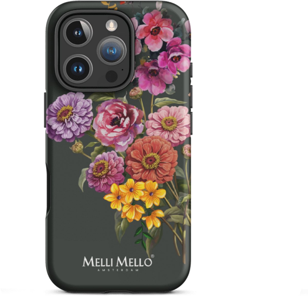 Melli Mello Telefoonhoesje Velvet Bloom (Tough Case) - Apple iPhone 16 Pro