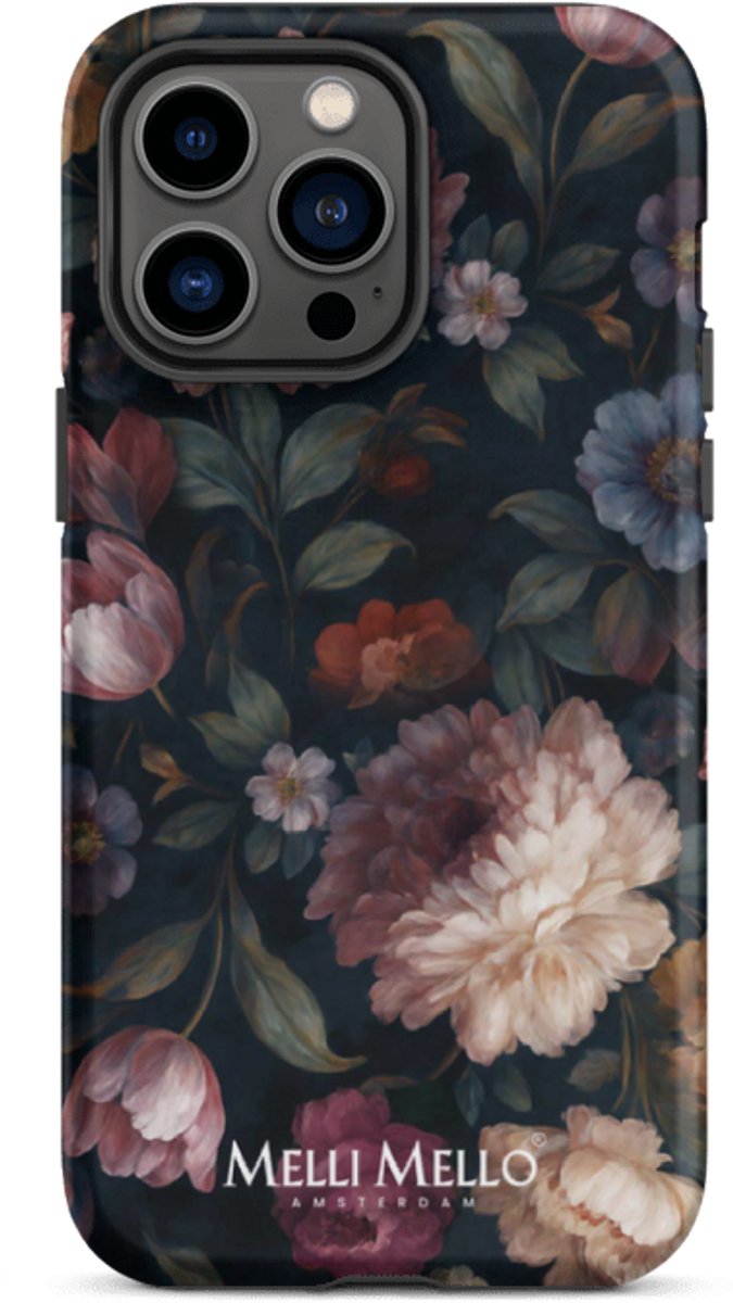 Melli Mello Telefoonhoesje Noir Bloom (Tough Case) - Apple iPhone 14 Pro Max