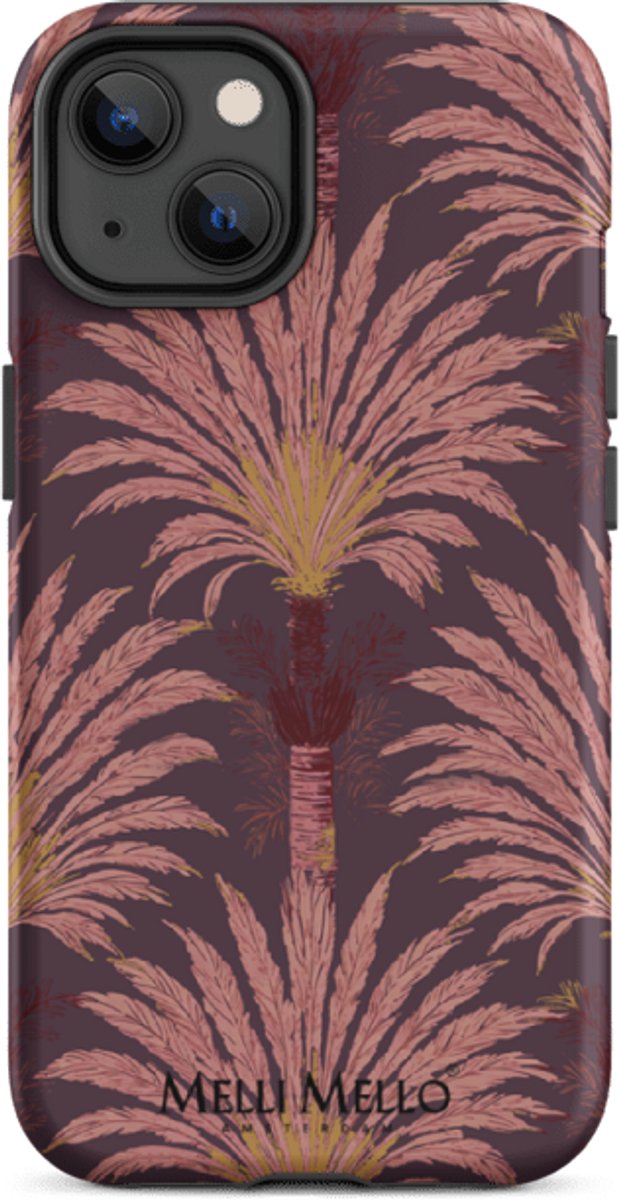Melli Mello Telefoonhoesje Crimson Palm (Tough Case) - Apple iPhone 14