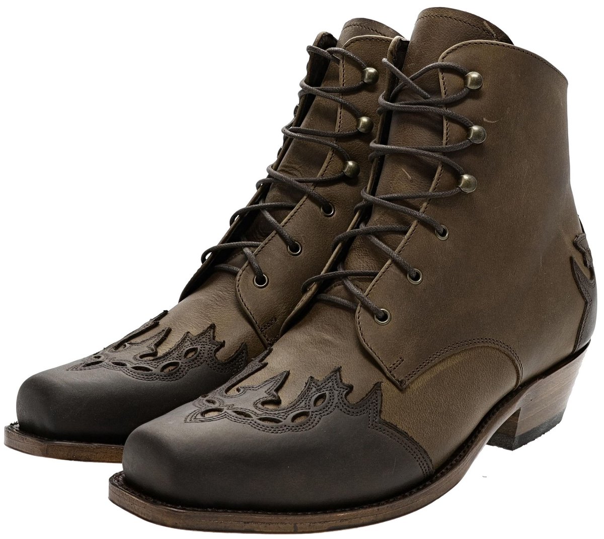 Sendra Sendra Boots 16008 Chocolade Tang dames enkellaars - bruin - 36 EU