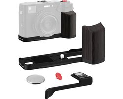 Gripaccessoires voor FUJIFILM X100VI/X100V - L-vormige handgreep met Arca-Swiss snelkoppelplaat, metalen duimgrip, hot shoe cover en 2 sluiterknoppen - Verbeter je fotografie met deze handige accessoires