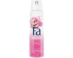 Fa Deodorant - Zoete Geur van Pioenrozen en Frambozen - Langdurige Bescherming - Huidvriendelijk