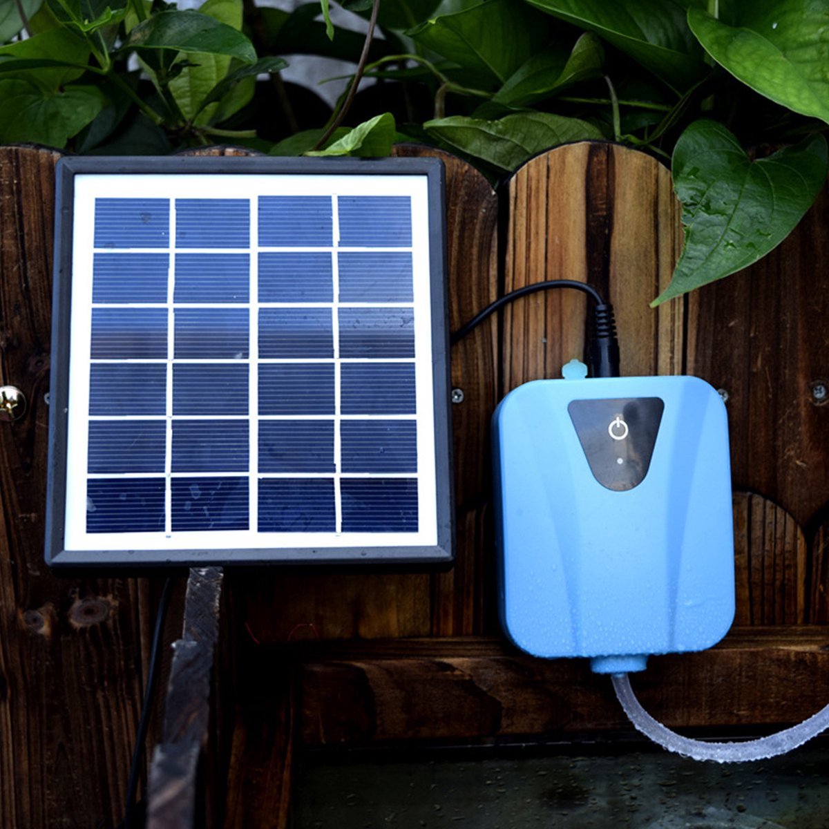 pinnacle living Zuurstofpomp-Solar Vijverbeluchter - 3600mAh Accu thumbnail 3