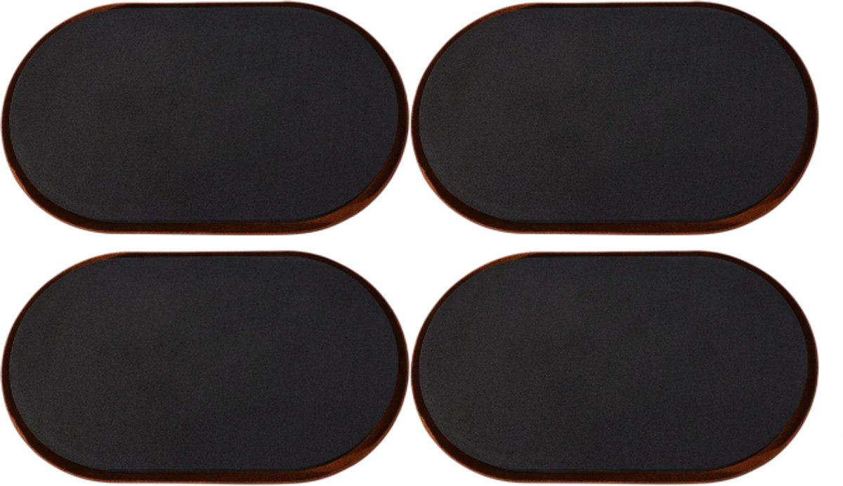 4 Stuks Grote EVA Meubelglijders voor Houten Vloer – Heavy Duty Vloerbeschermers voor Tafe
