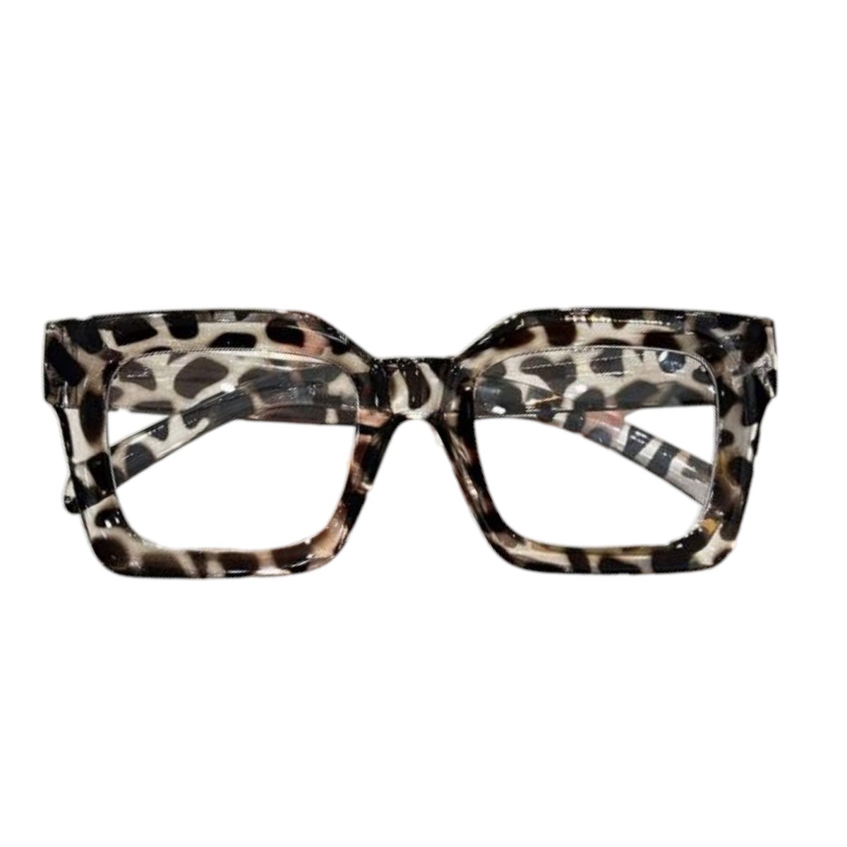 Bold Square Bril - Luipaard | Bruin / Brown | Fashion Favorite