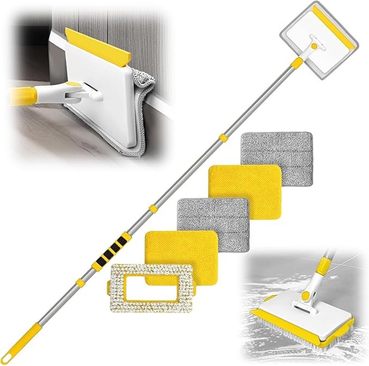 Plint Cleaner Tool met lange steel voor effectieve reiniging