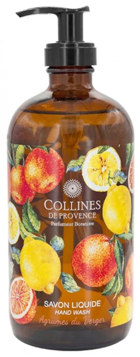 Collines de Provence Fraîcheur Végétale Vloeibare Zeep 470 ml (Geur : Boomgaard citrusvruchten)