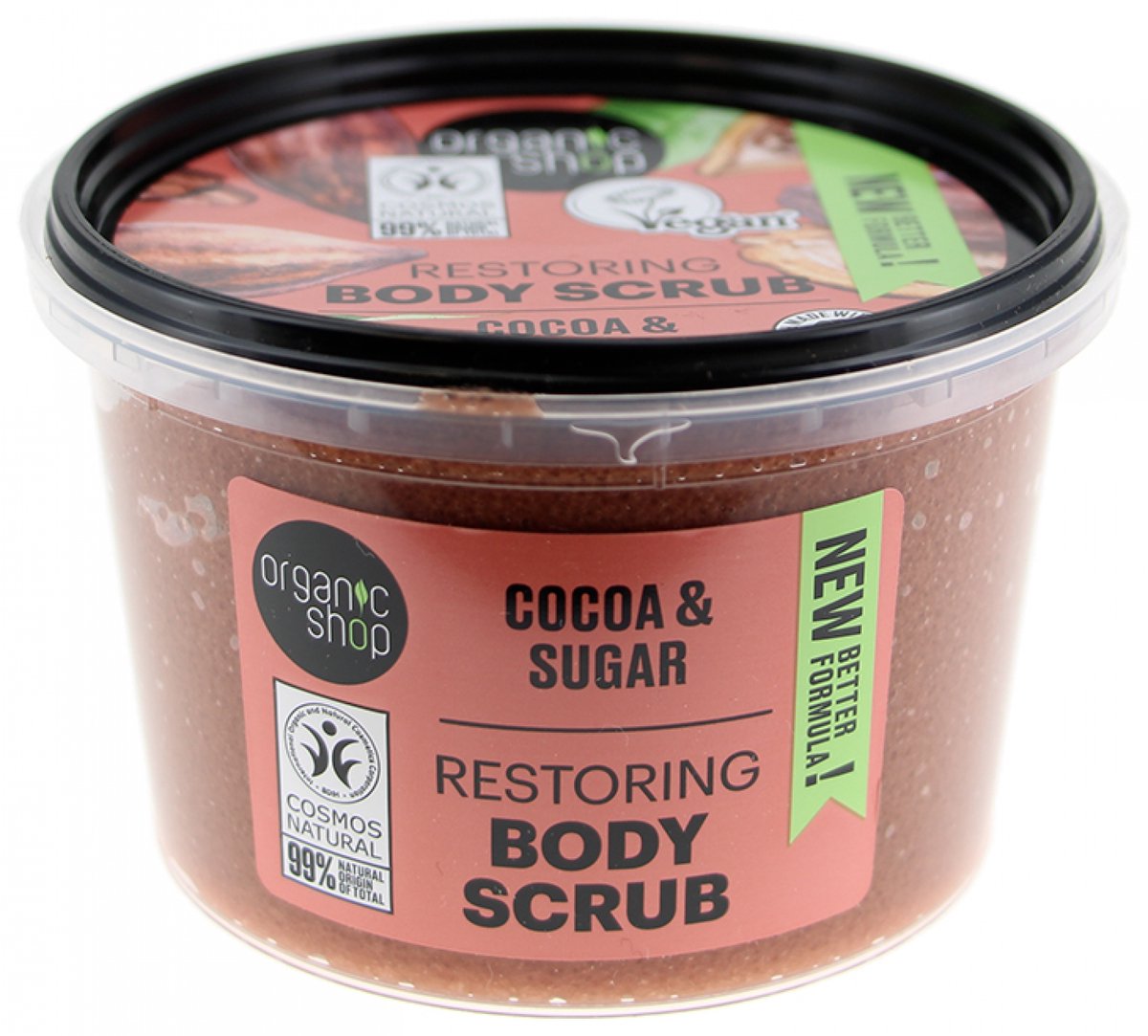 Organic Shop Body Scrub Cocoa - 250 ml