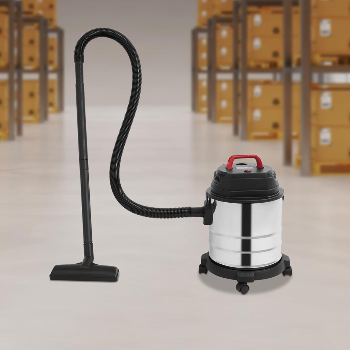 Nexvo® Karcher - Karcher Stofzuiger - Bouwstofzuiger - Festool Stofzuiger - Bouwstofzuiger Zonder Zak - Zilver - 45cm x 32cm x 35cm thumbnail 2