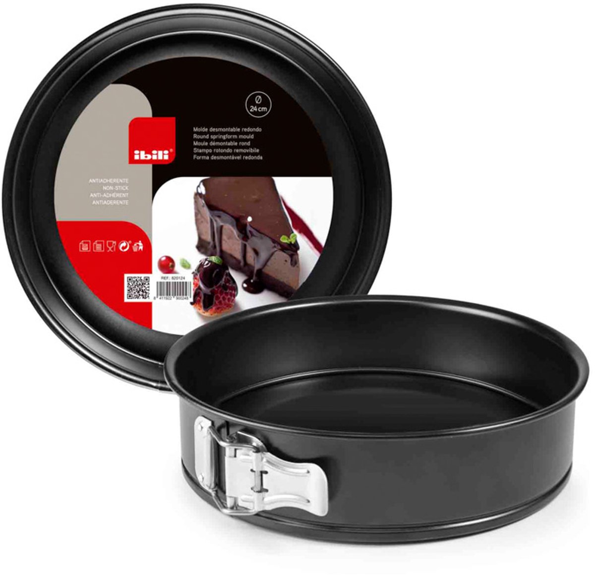 Ibili Verwijderbare Mokka Vorm 30 Cm Zilver