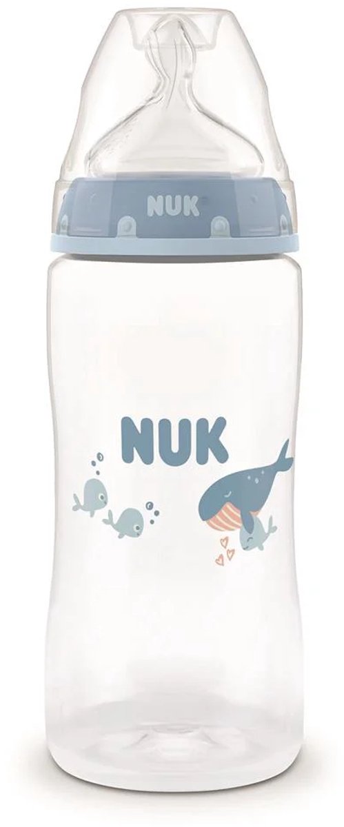 NUK - First Choice - babyfles 300 ml - Wal - 3 maanden + - speen maat : M| van Nuk — afbeelding 2