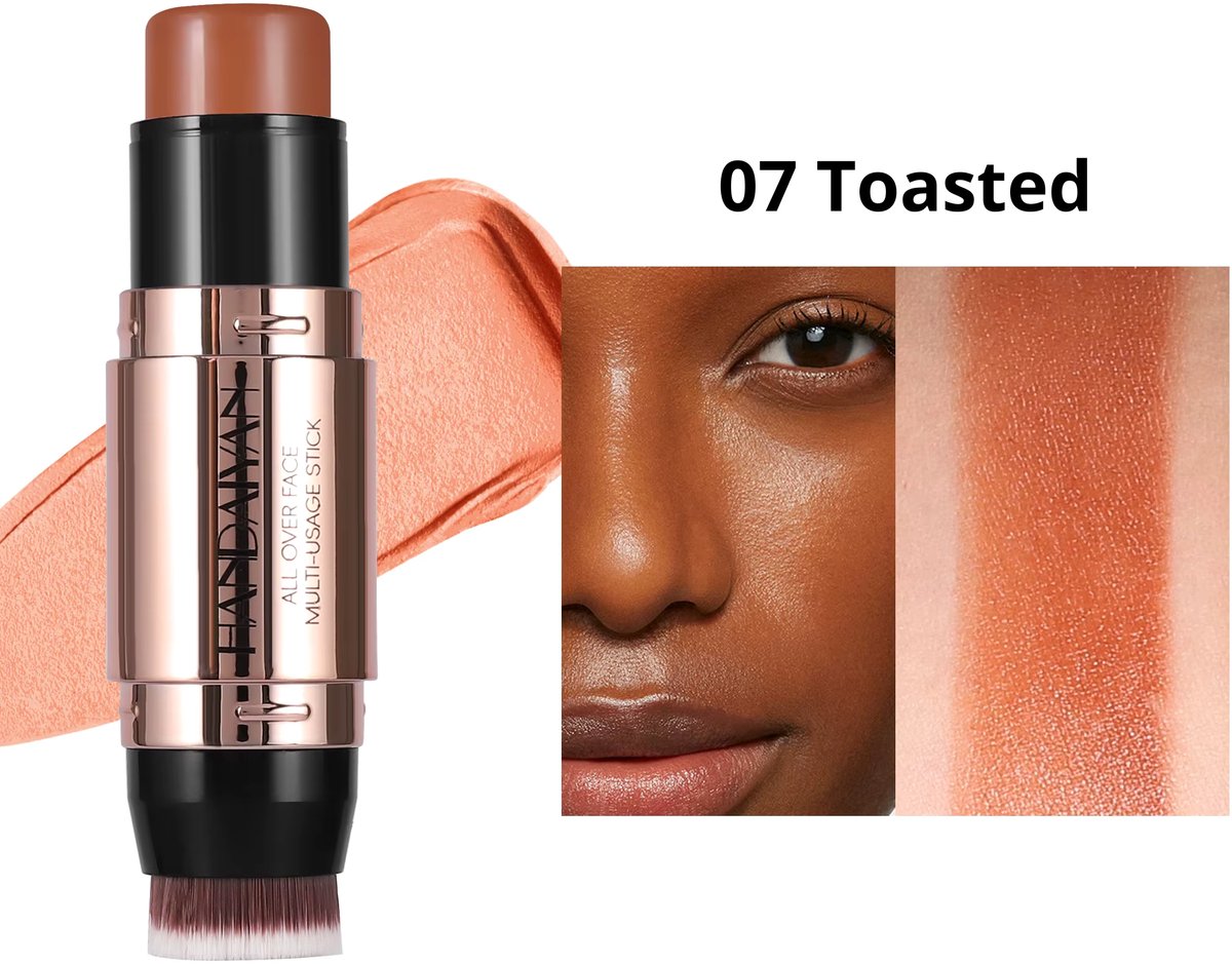 Creamy Dual Contour Stick 07 Toasted - Incl. Contourkwast - 7g