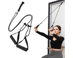 Shoulder trainer Pulley - over the door mounted pulley system - voor schouderoefeningen en fitness