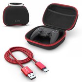Accessoirepakket Essential ProFPS pour manette PS5 – Étui et câble de recharge