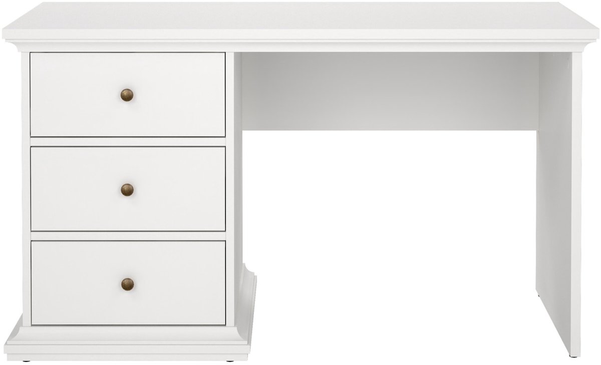 Giga Living Bureau Paris - Wit - 130x60x75cm