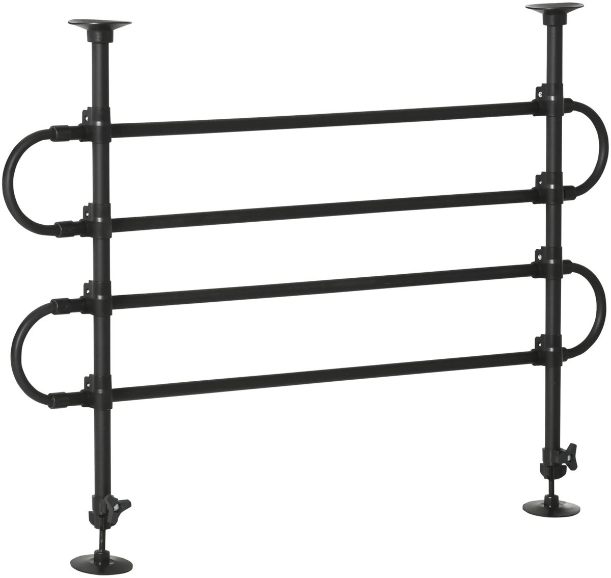 NordHaus Hondenrek Auto - Kofferbak Scheidingsrek - Universeel Bagagerek - Veilig Transport - Verstelbaar Breedte 87-135 x Hoogte 60-105 cm Zwart