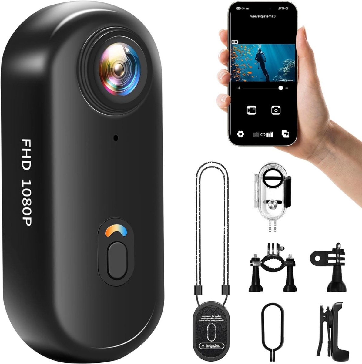 MKSS® Onderwatercamera – Waterdichte Actie Camera – Action Camera
