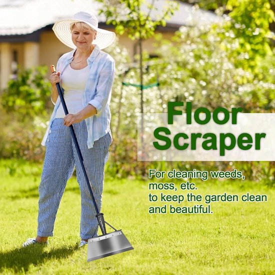 Multifunctionele Tuinshovel - Grote Platte Schoffel van Manganese Staal - Impact Schaar voor Onkruid en Mos Verwijdering - Tuin Gereedschap voor Sneeuwschuiven van Merkloos	 — afbeelding 4