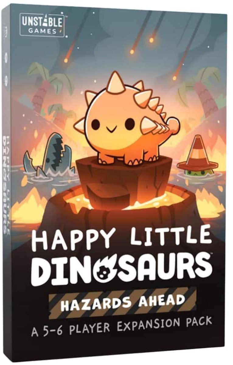 Happy Little Dinosaurs - Hazards Ahead - Engels Kaartspel